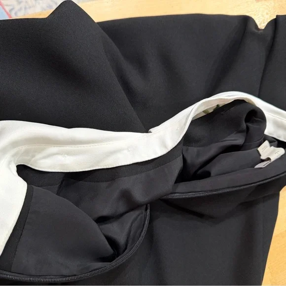 Hobbs London Theodora Black Dress with Detachable Floral Collar - Picture 5 of 8